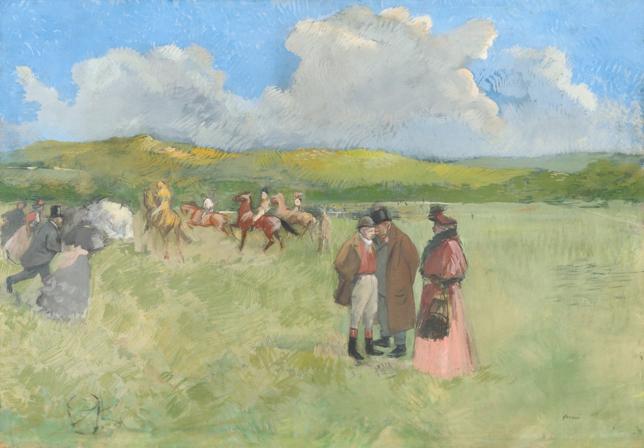 Yarış Pisti, c. 1891. by Jean Louis Forain