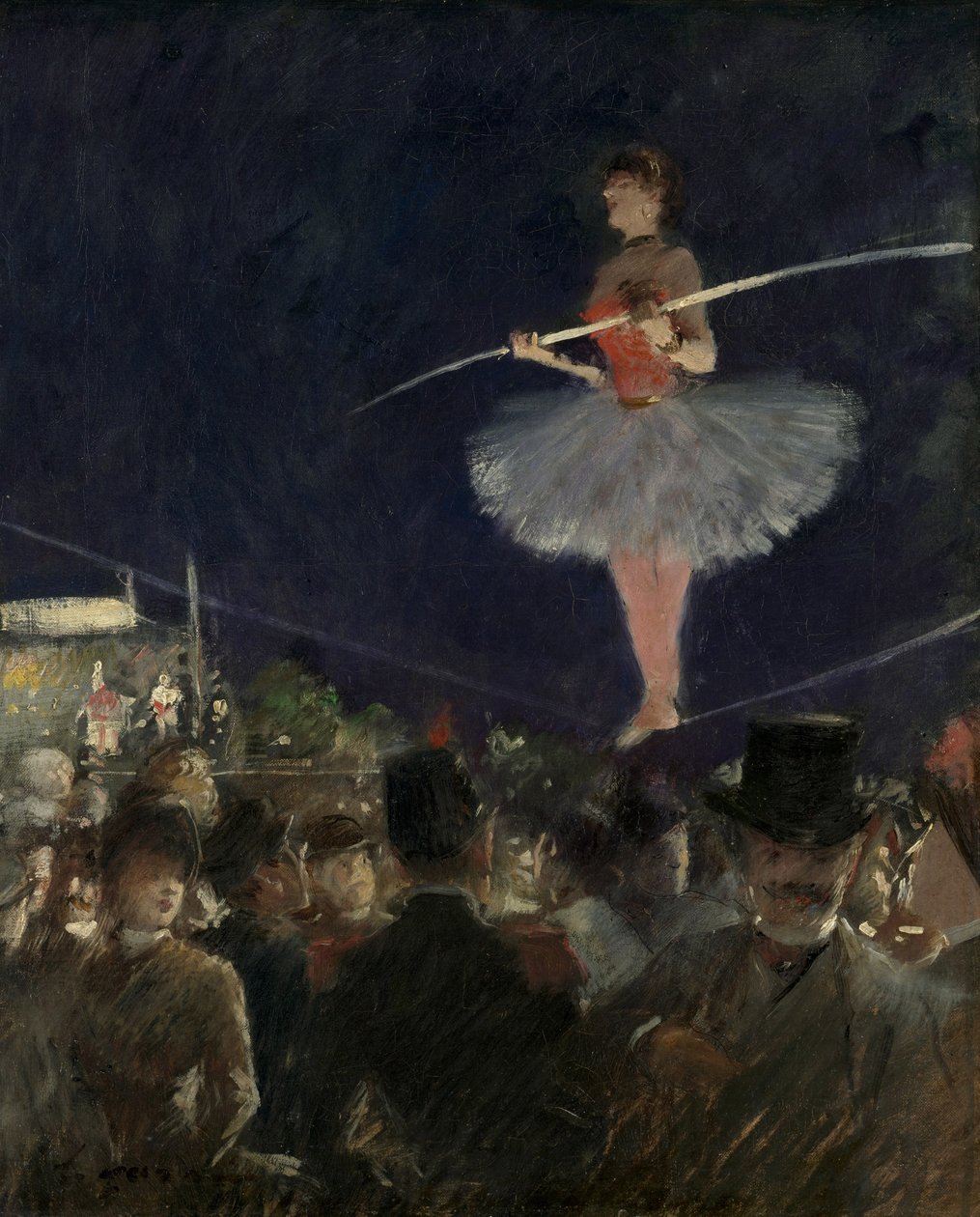 Gerilmiş İp Yürüteç, c.1885 by Jean Louis Forain