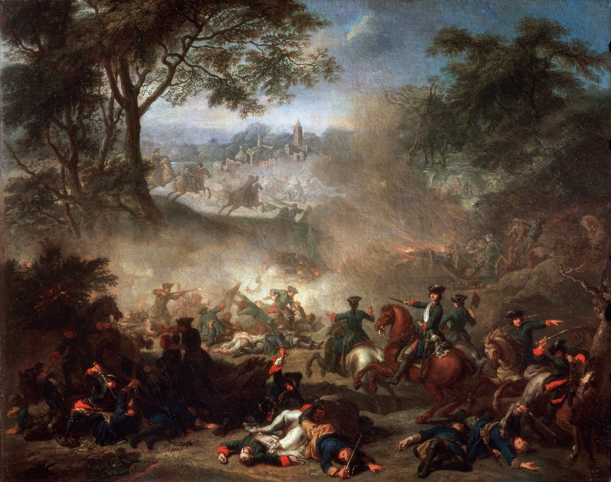 Lesnaya Savaşı, 1717. by Jean Marc Nattier