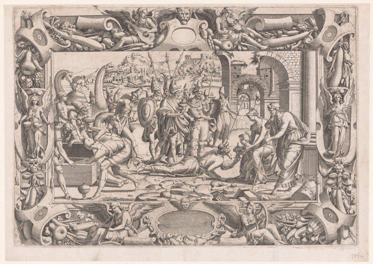 Kralların hayranlığı by Jean Mignon (attributed to)