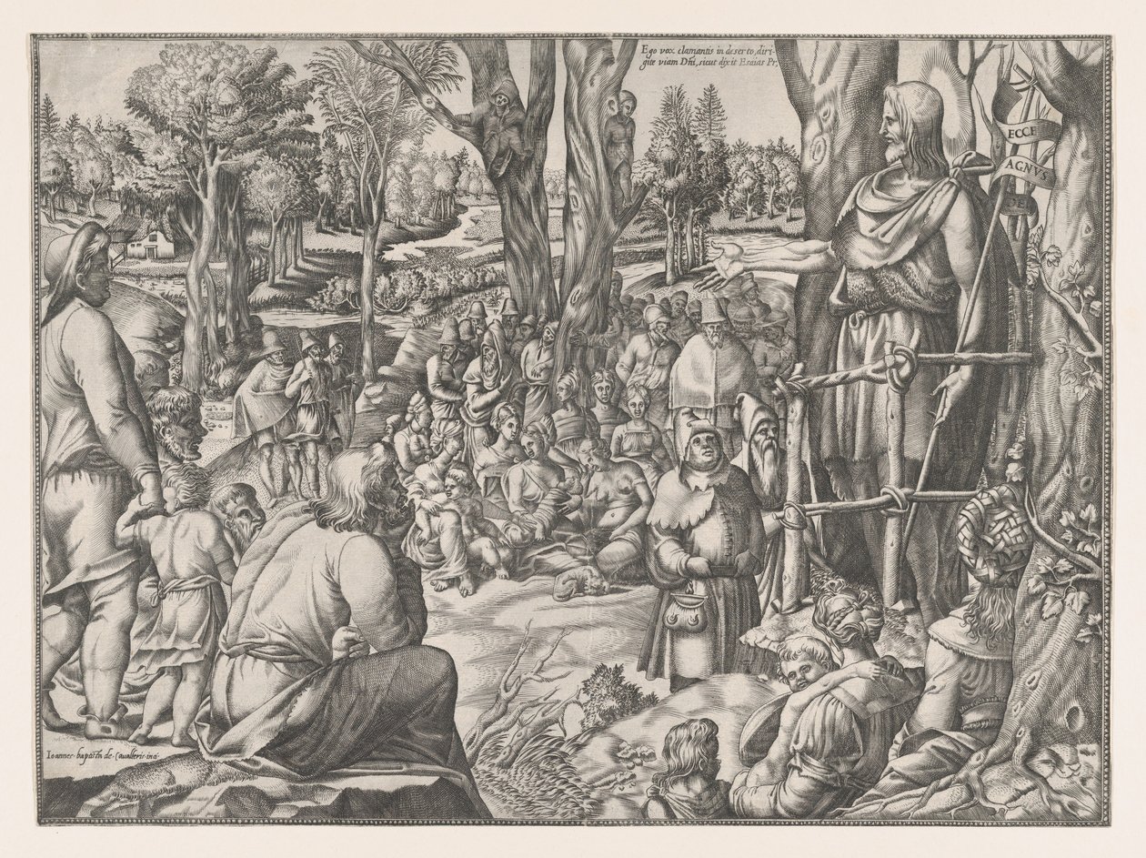 John Çölde Vaaz Etmek, 1535-55. by Jean Mignon