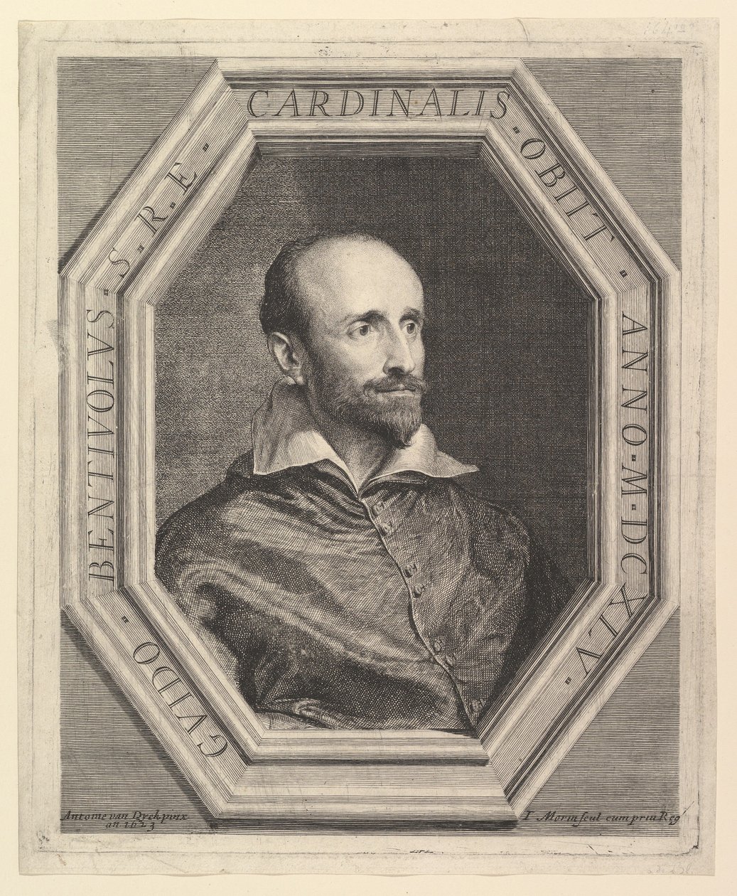 Kardinal Bentivoglio. by Jean Morin