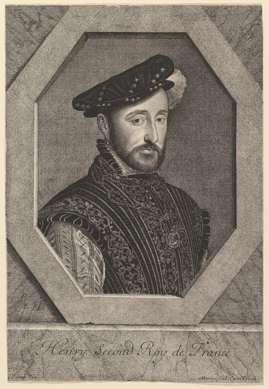 Fransa Kralı II. Henry. by Jean Morin