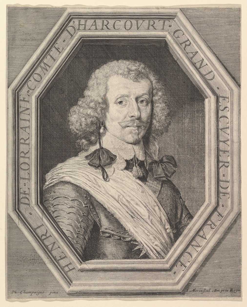 Henri de Lorraine, Harcourt Kontu. by Jean Morin