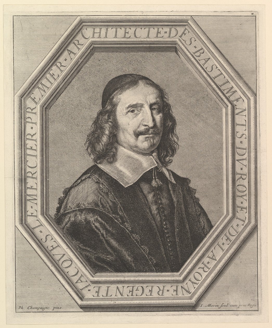 Jacques Le Mercier, kralın mimarı. by Jean Morin