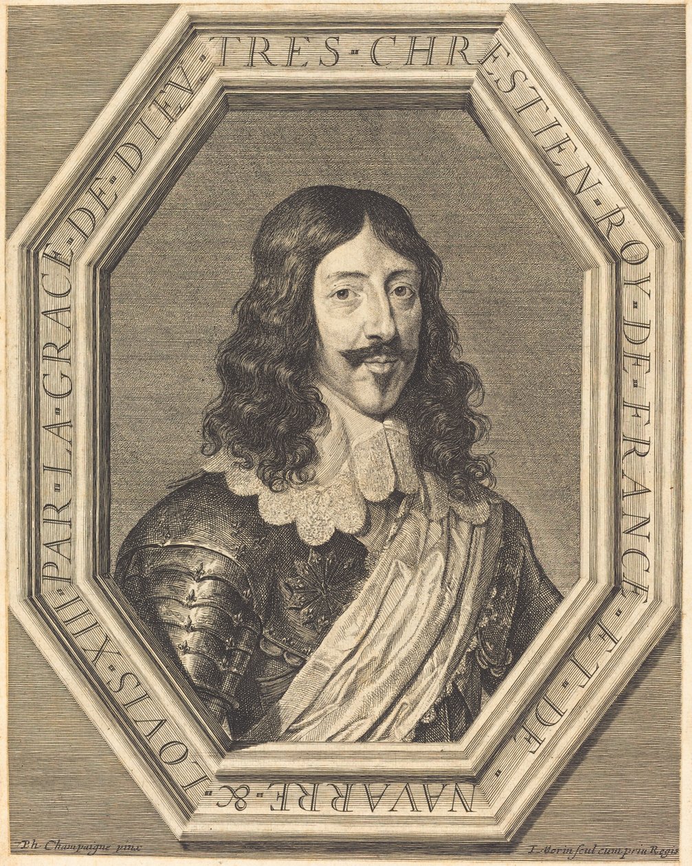 Louis XIII by Jean Morin after Philippe de Champaigne