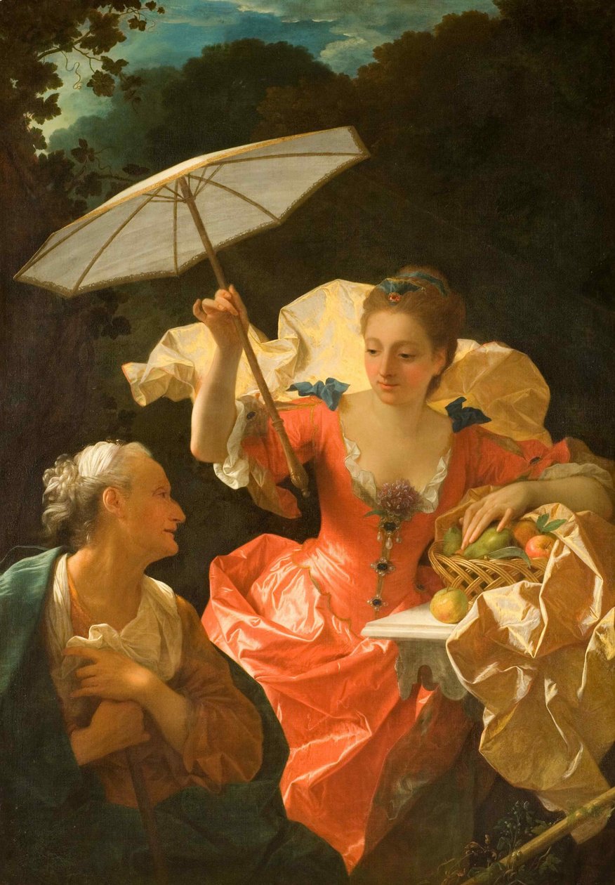 Vertumnus ve Pomona, yaklaşık 1710-1722. by Jean Ranc
