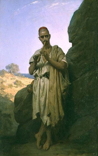 Arap Müzisyen by Jean Raymond Hippolyte Lazerges