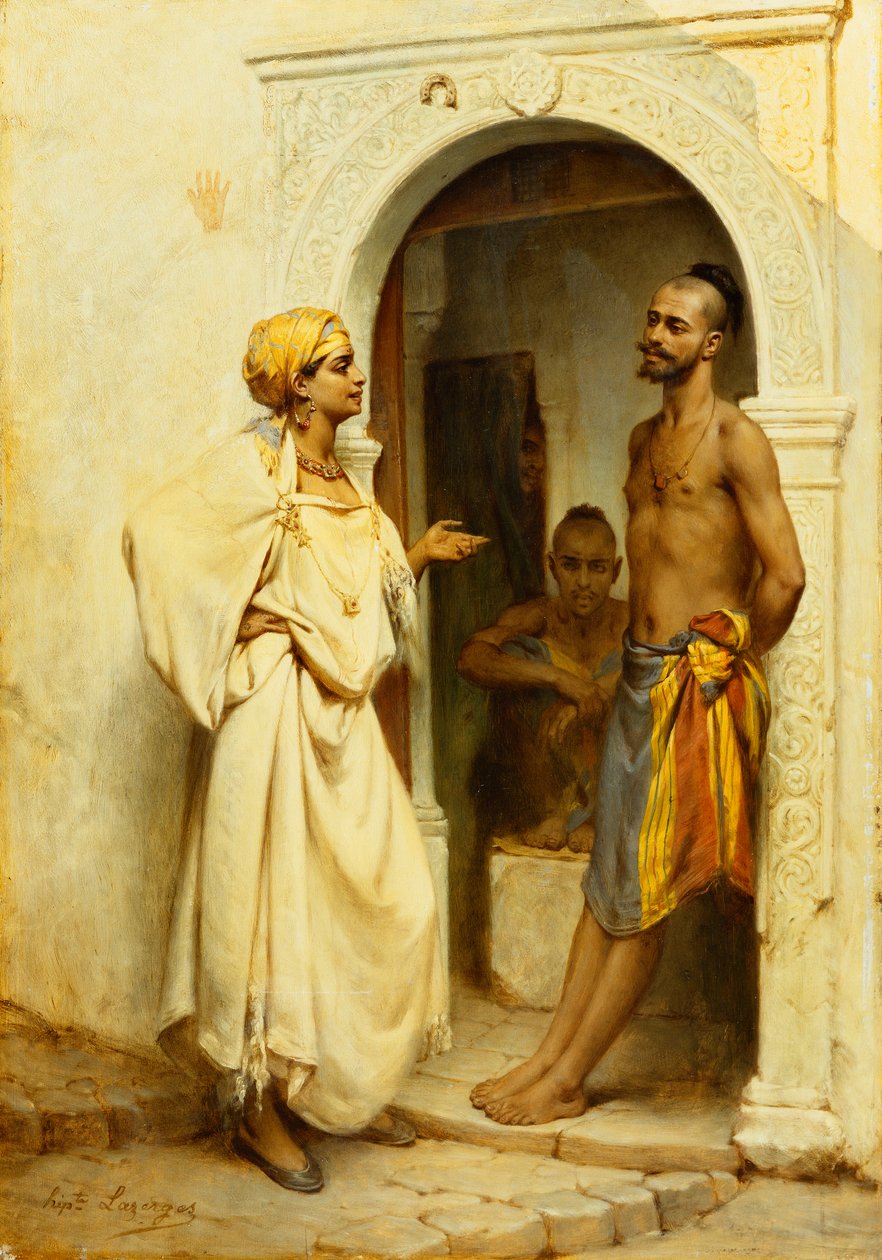Flört, by Jean Raymond Hippolyte Lazerges