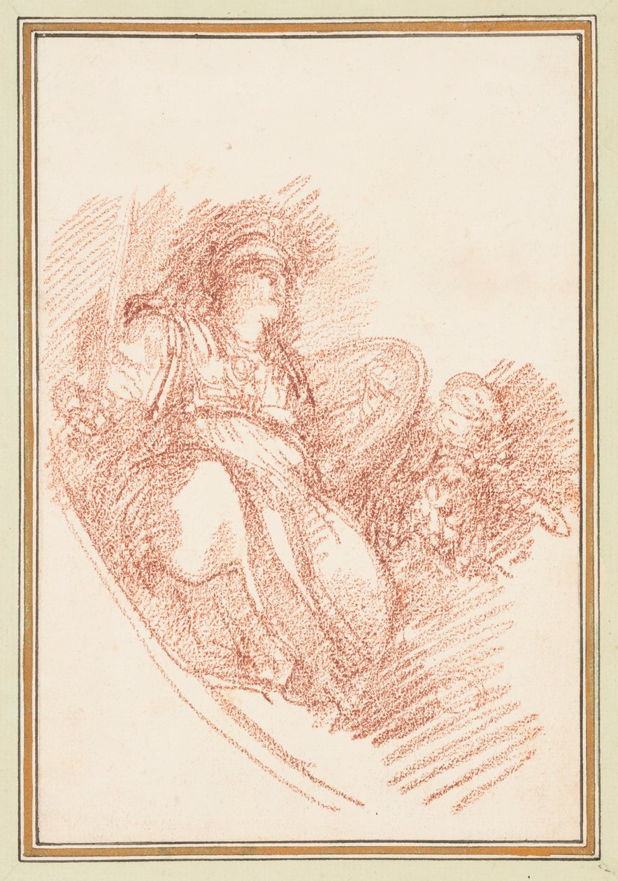 Antika askeri elbiseli figür by Jean Robert Ango
