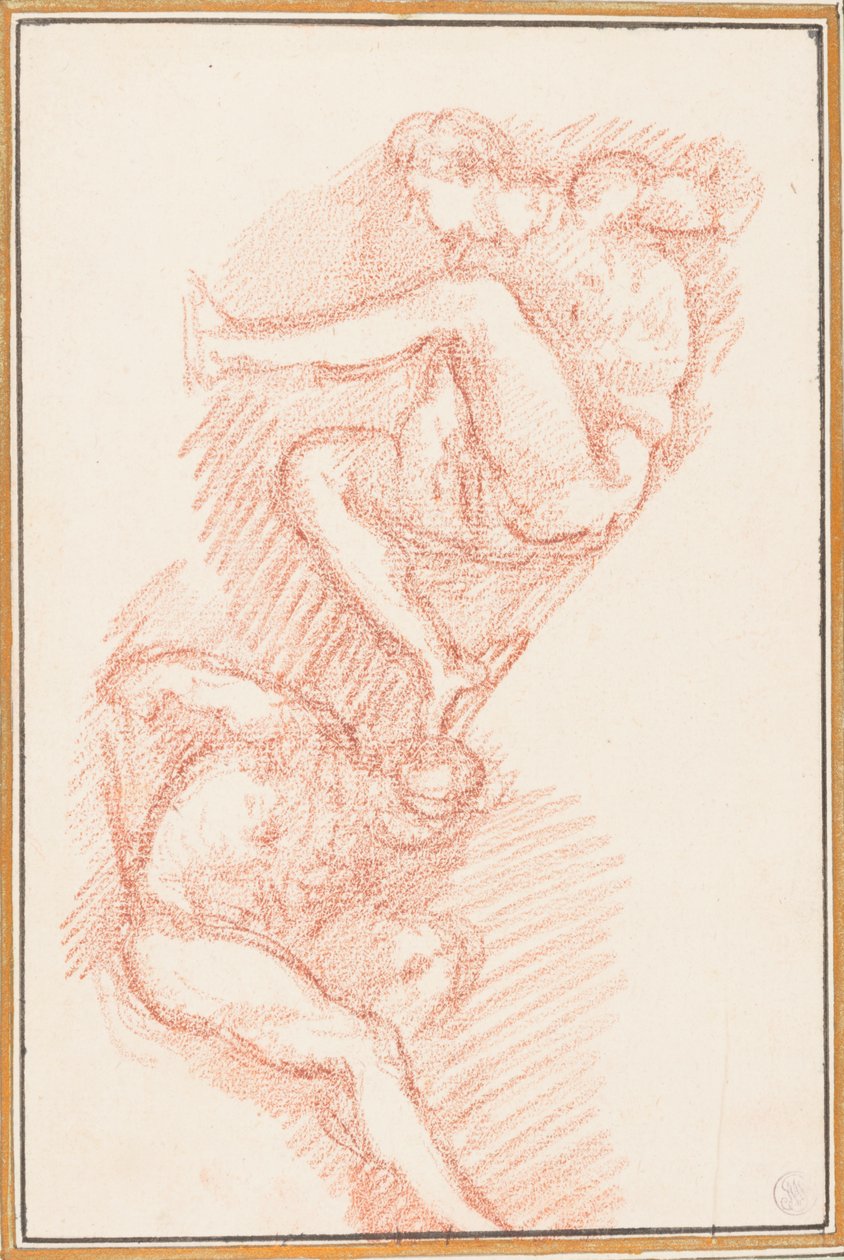 Sistine Şapeli tavanından figürler by Jean Robert Ango