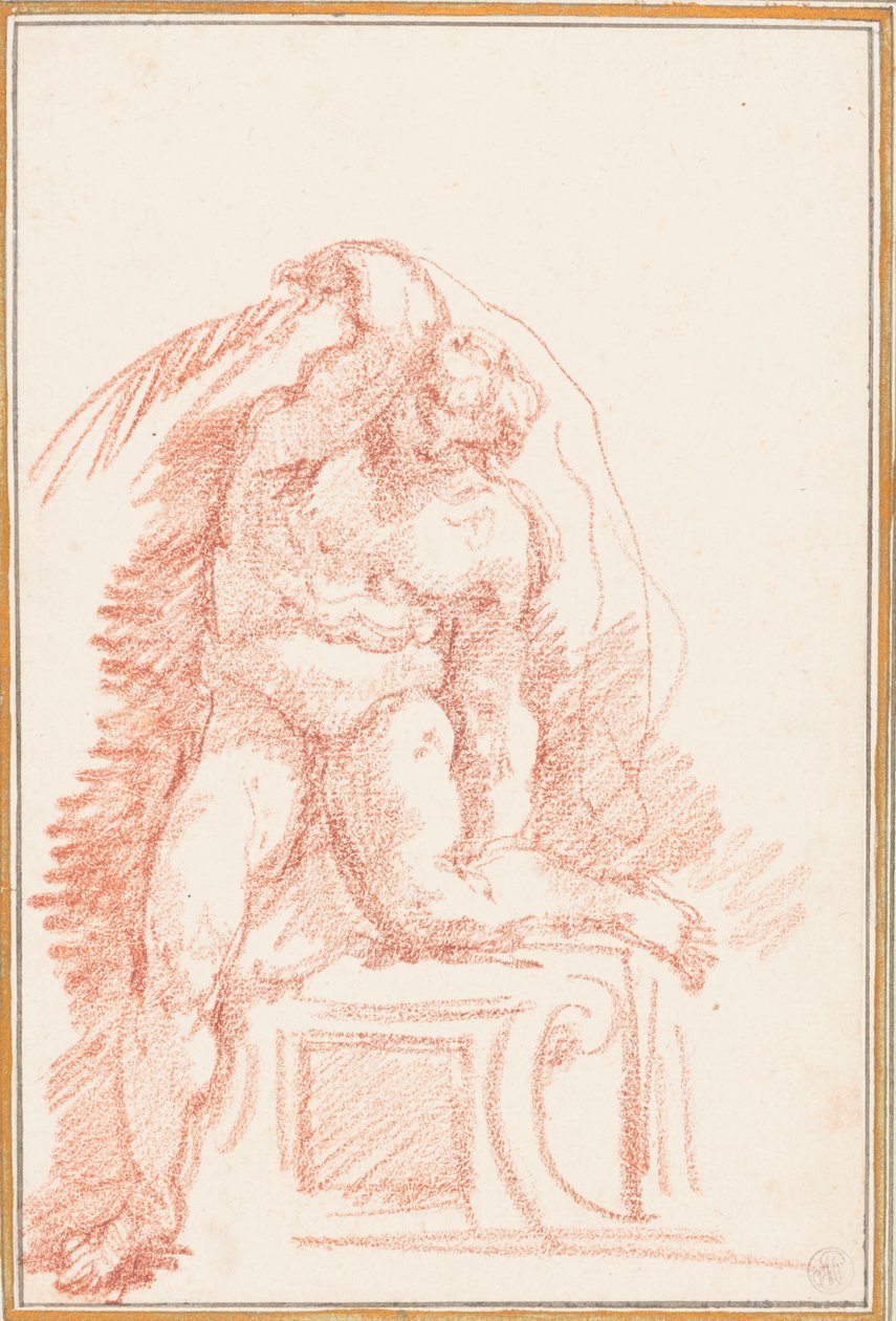 Sistine Şapeli tavanından Ignudo by Jean Robert Ango