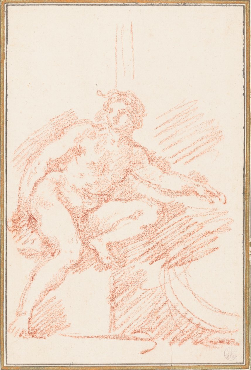 Sistine Şapeli tavanından Ignudo by Jean Robert Ango
