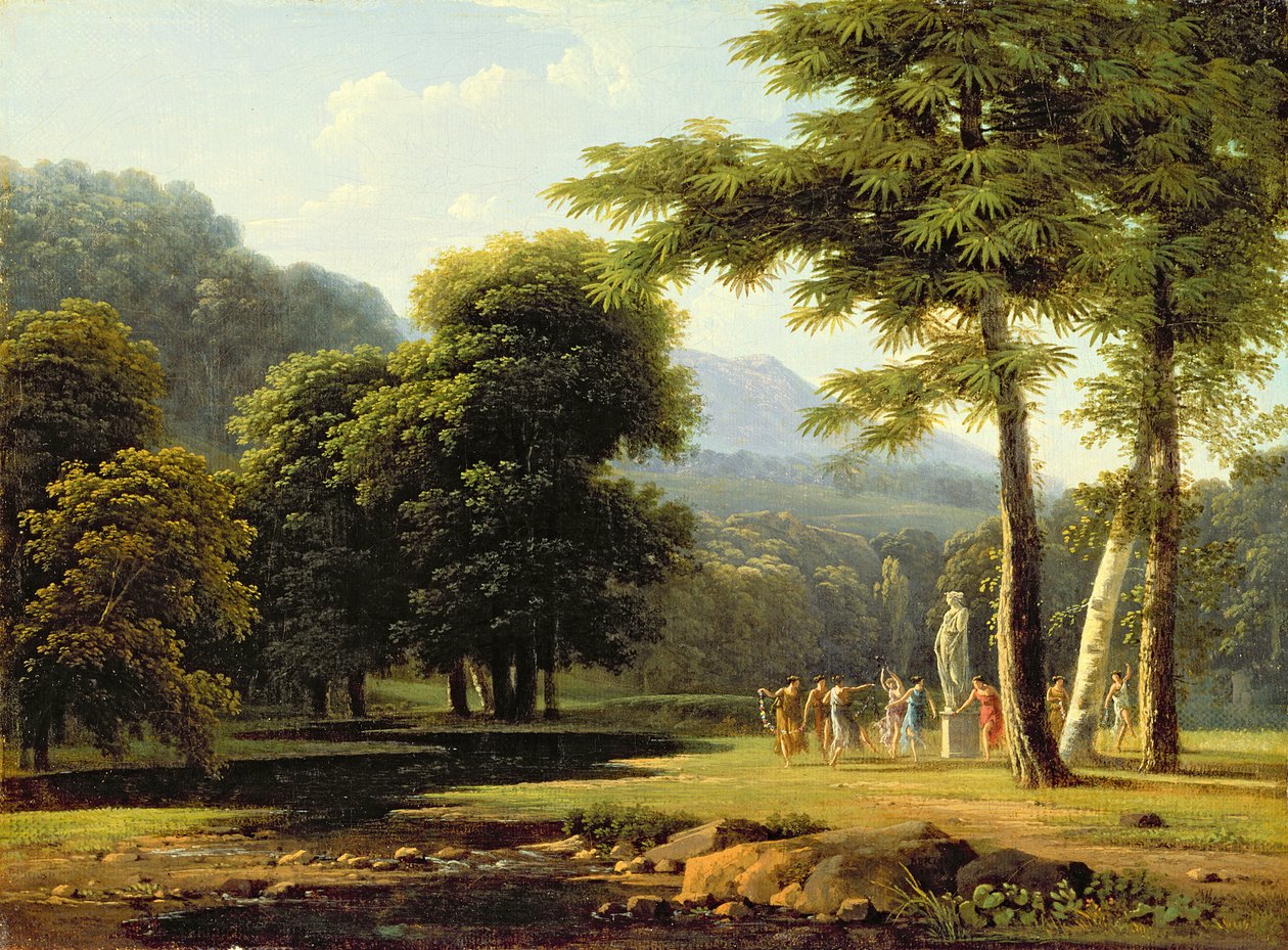 Manzara by Jean Victor Bertin