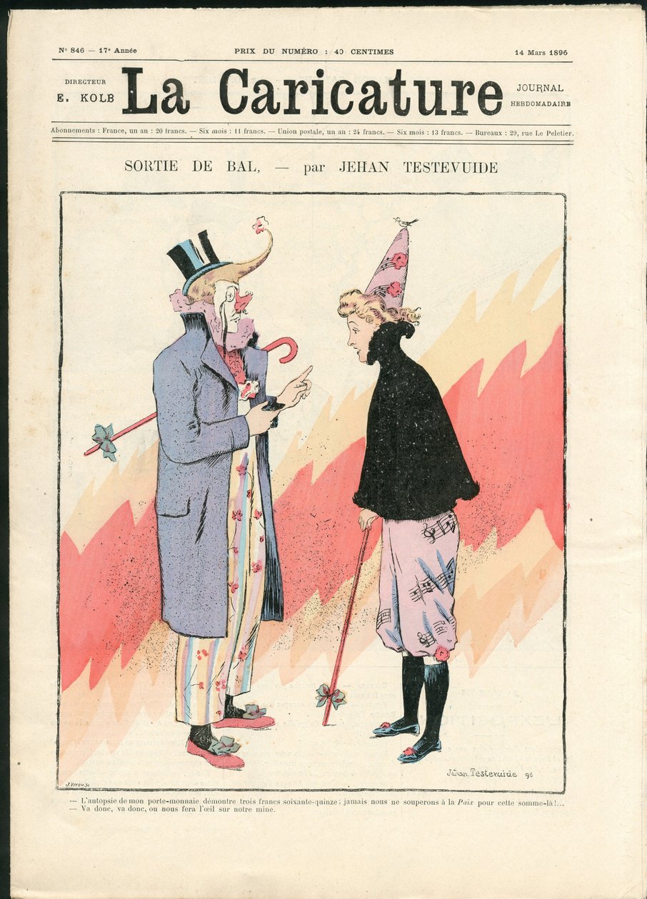 Karikatür (1880) by Jehan Testevuide