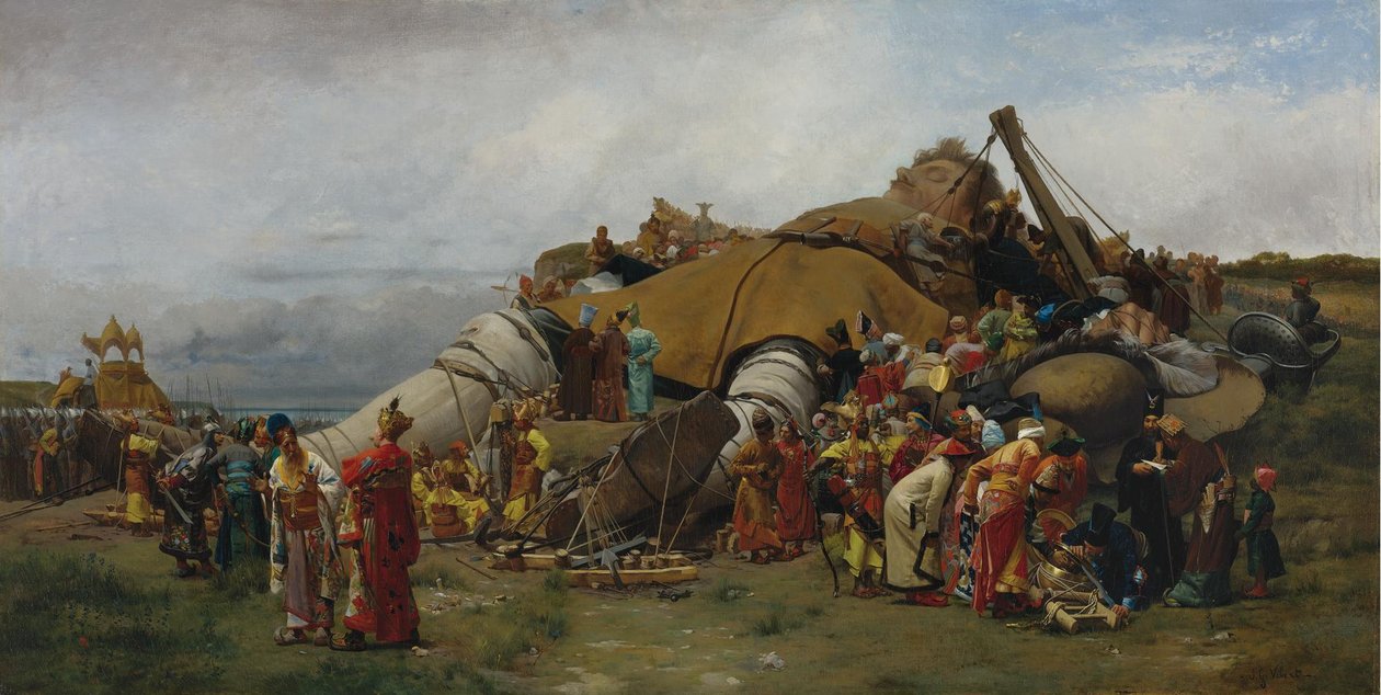 Gulliver ve Lilliputlular by Jehan Georges Vibert