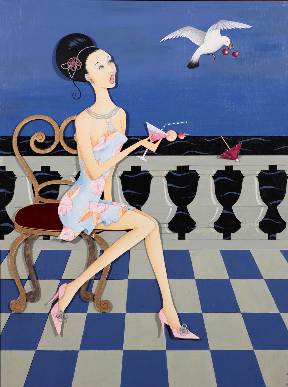 Hırsız, 2008 (gemide akrilik) by Jenny Barnard
