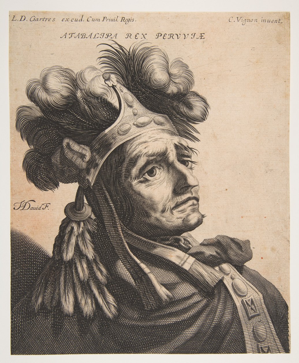 Atabalipa, Peru Kralı, M.Ö. 1634-37. by Jerôme David