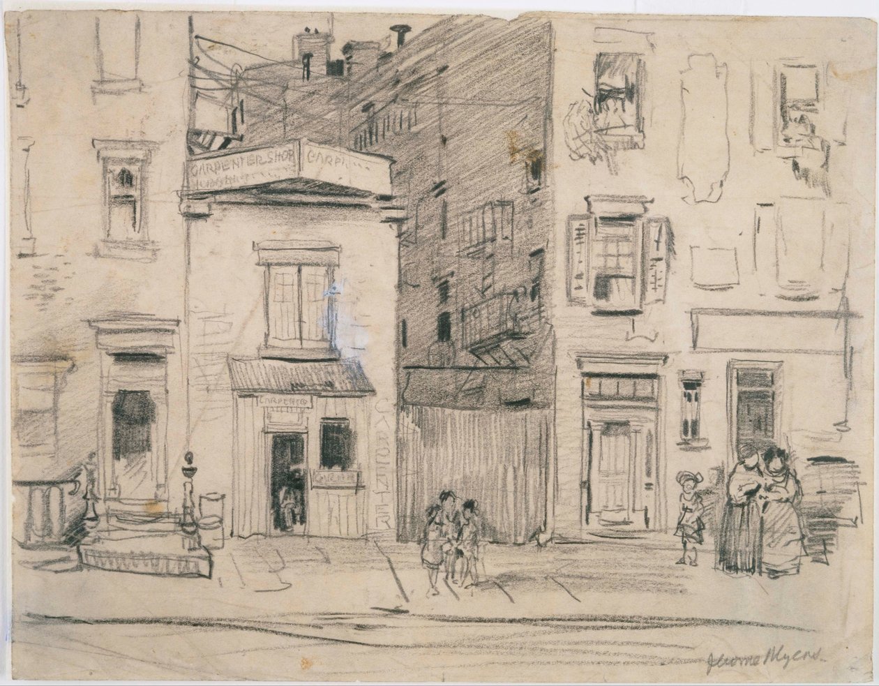 Doğu 22. Cadde, New York by Jerome Myers