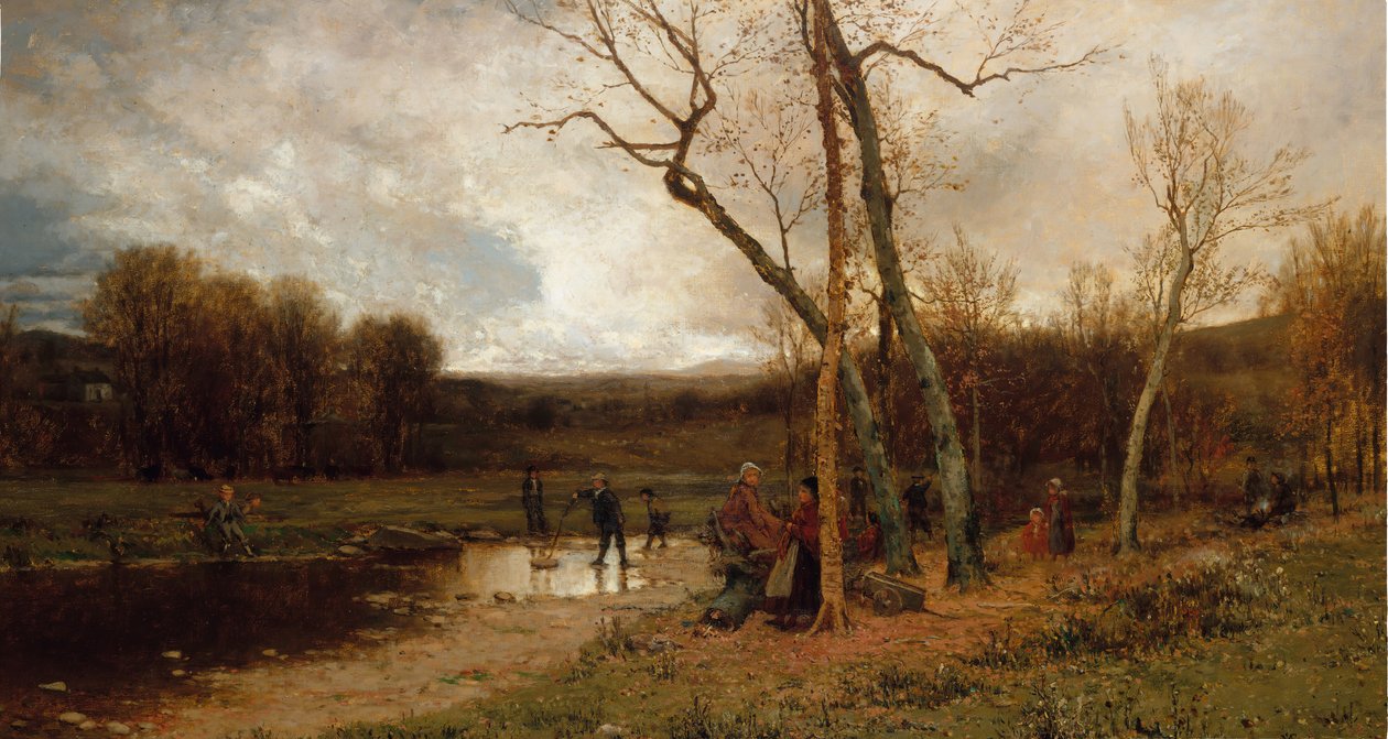 Cumartesi Öğleden Sonra, 1875. by Jervis McEntee