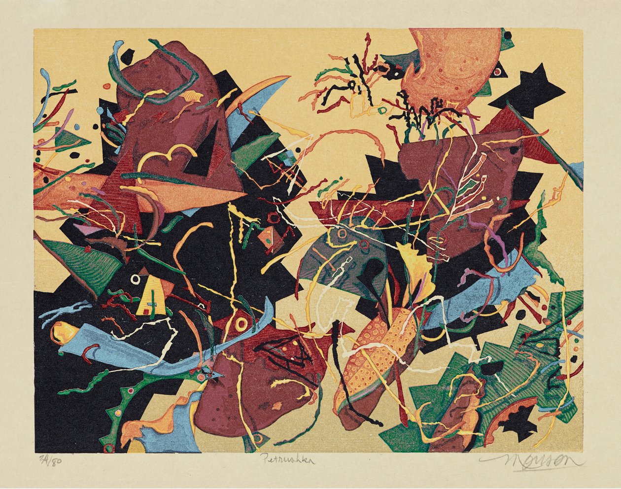 Petruşka, 2000 (gravür) by Jim Monson