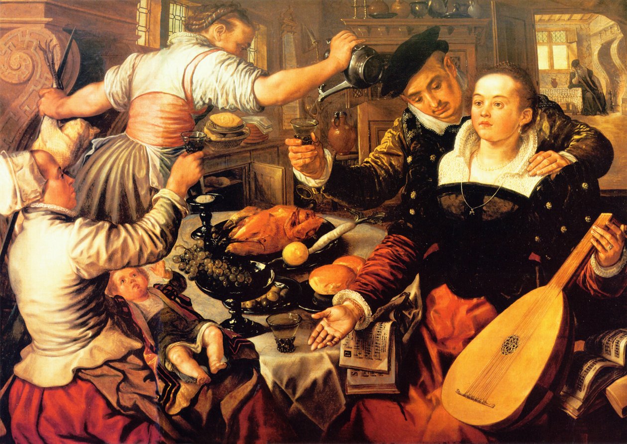 Bir mutfak iç by Joachim Beuckelaer