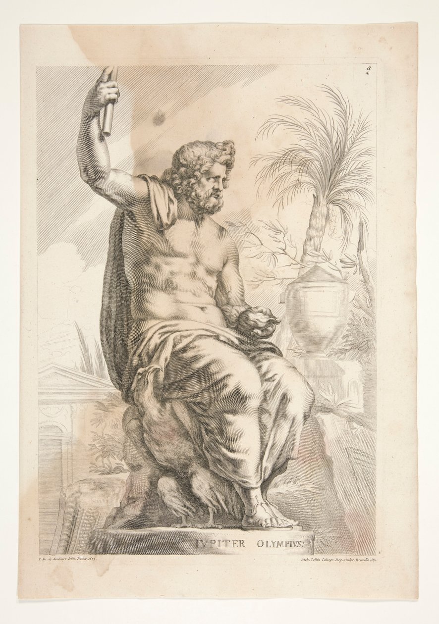 Jüpiter Olympius, Antik Heykelden by Joachim von Sandrart
