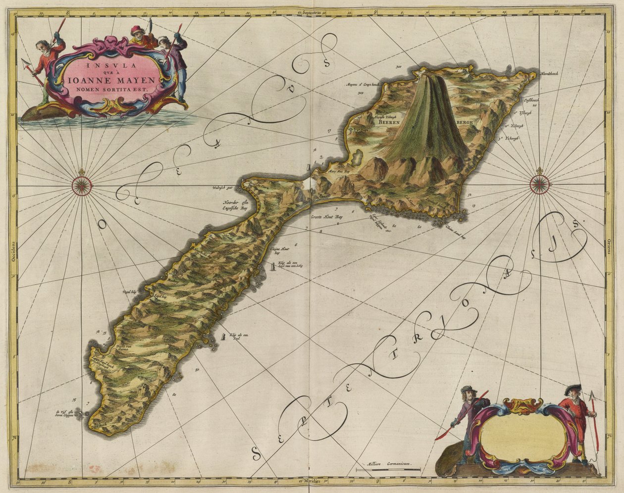 John Mayen Adası by Joan Blaeu