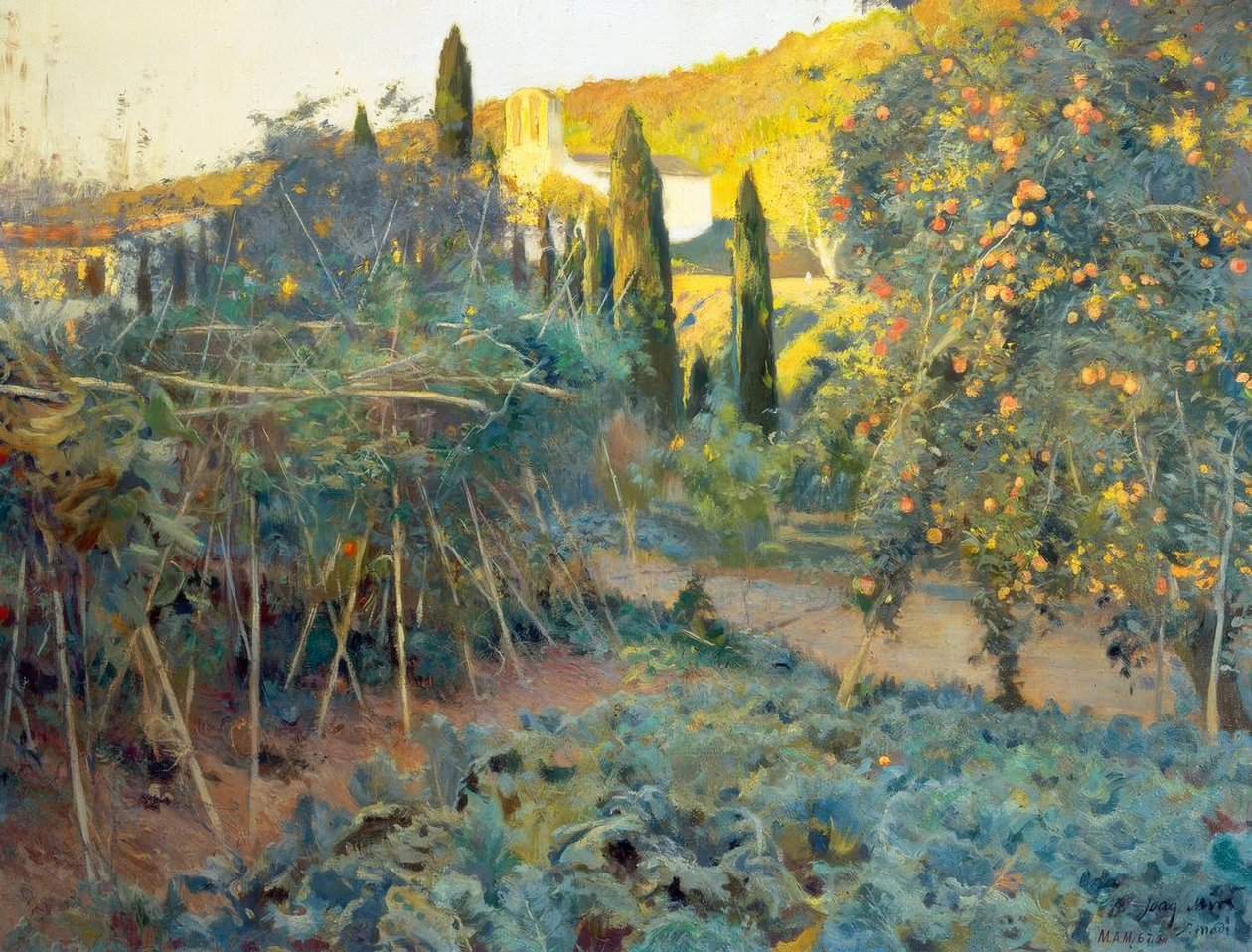 Ermitaj bahçesi by Joaquim Mir i Trinxet