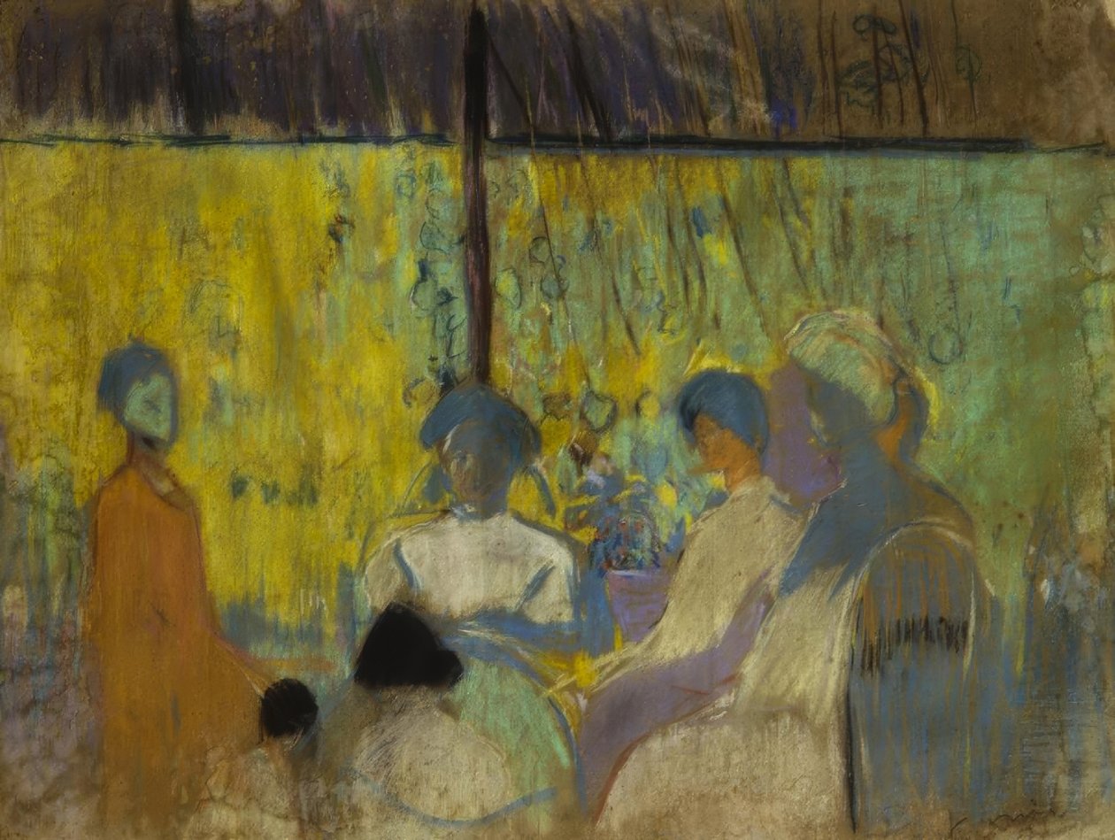 dikiş kadın by Joaquim Mir i Trinxet