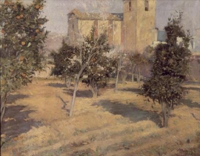 rahibin bahçesi by Joaquin Mir Trinxet