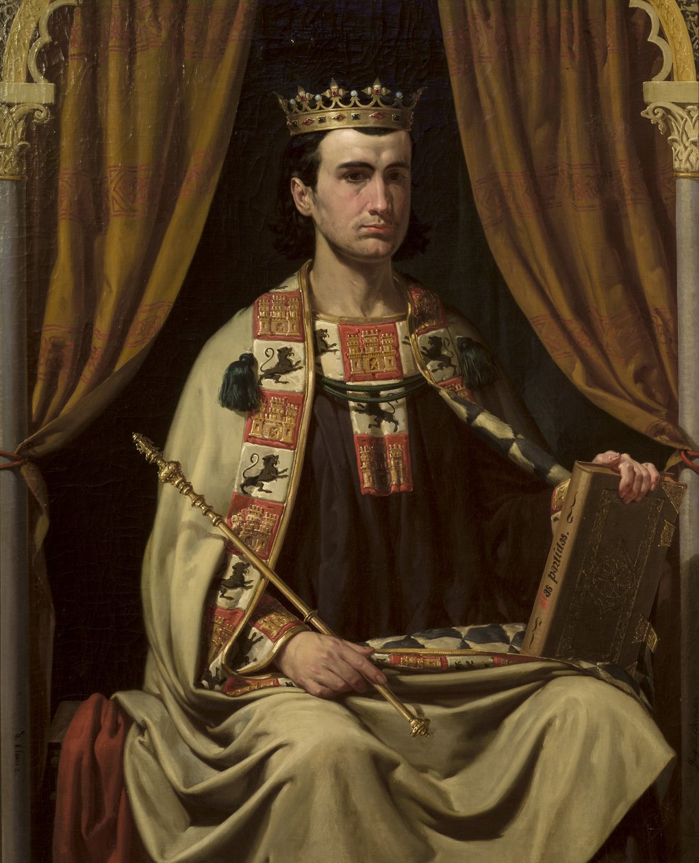 Alfonso X Bilge by Joaquín Domínguez Bécquer