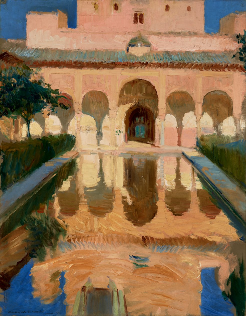 Büyükelçiler Salonu, Alhambra, Granada by Joaquín Sorolla