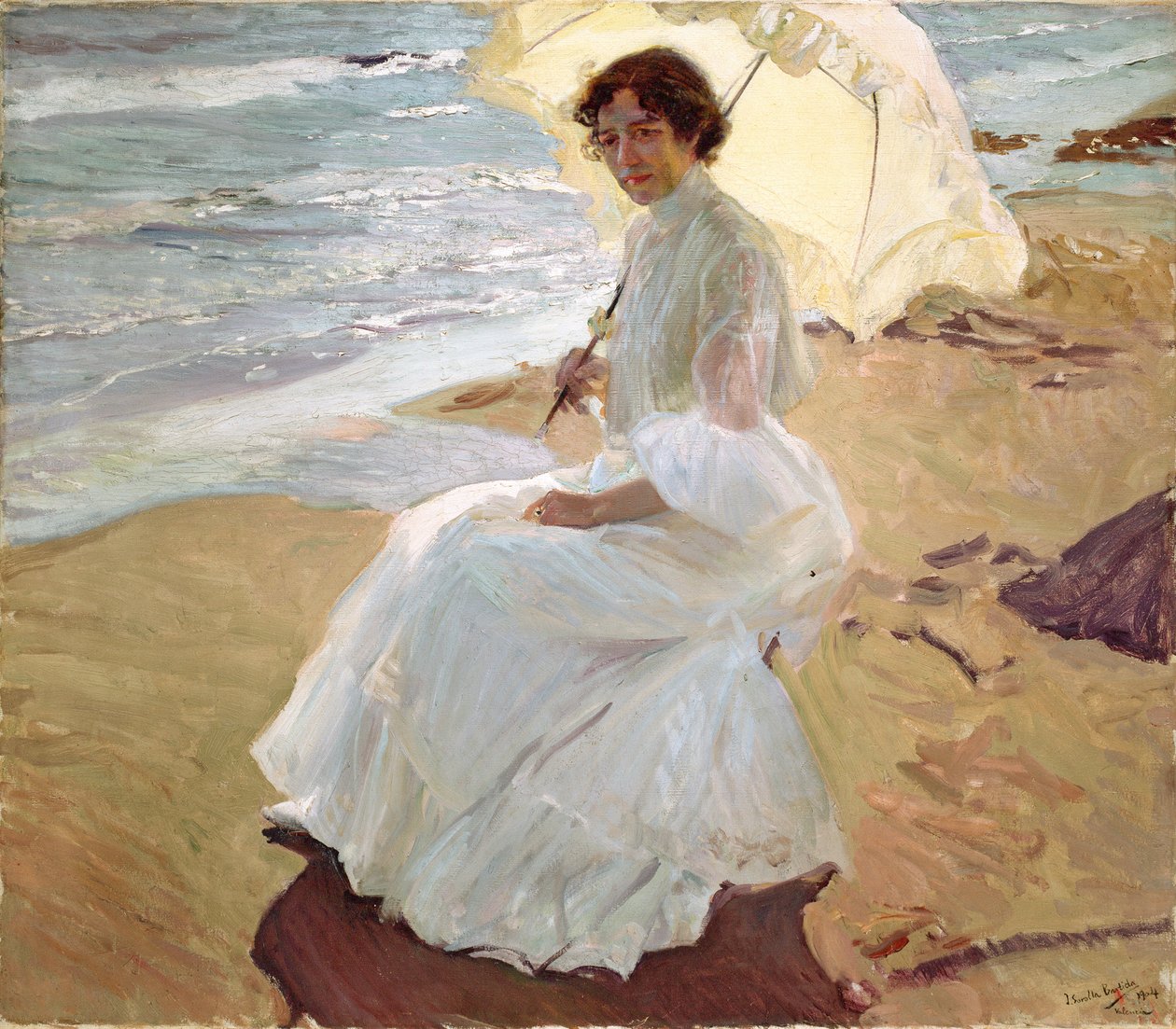 Sahilde Clotilde, 1904. by Joaquín Sorolla
