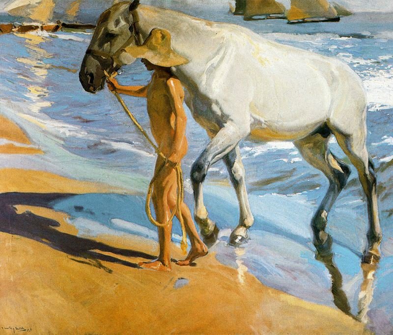 at banyosu by Joaquín Sorolla