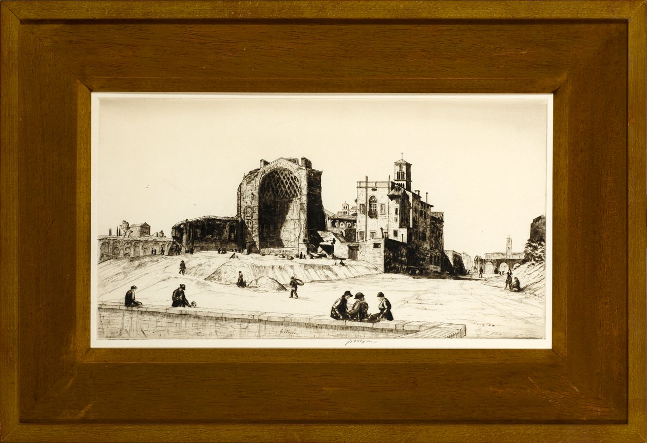 Venüs ve Roma Tapınağı, Roma, c.1922 by Job Nixon