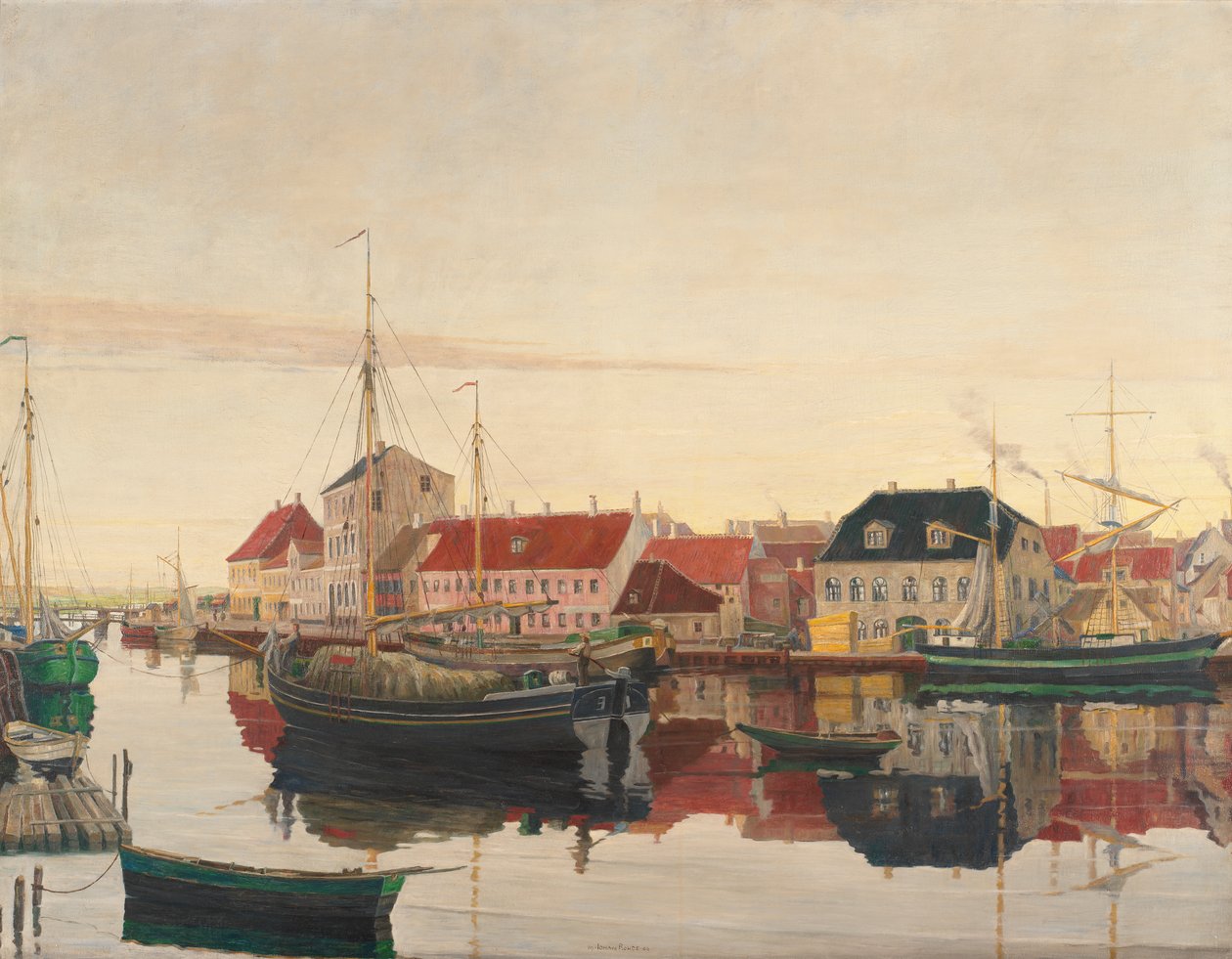 Randers limanı by Johan Rohde