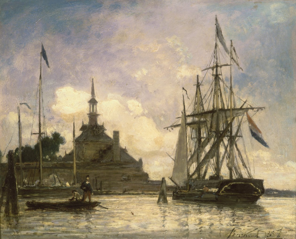 Rotterdam Limanı by Johan Barthold Jongkind