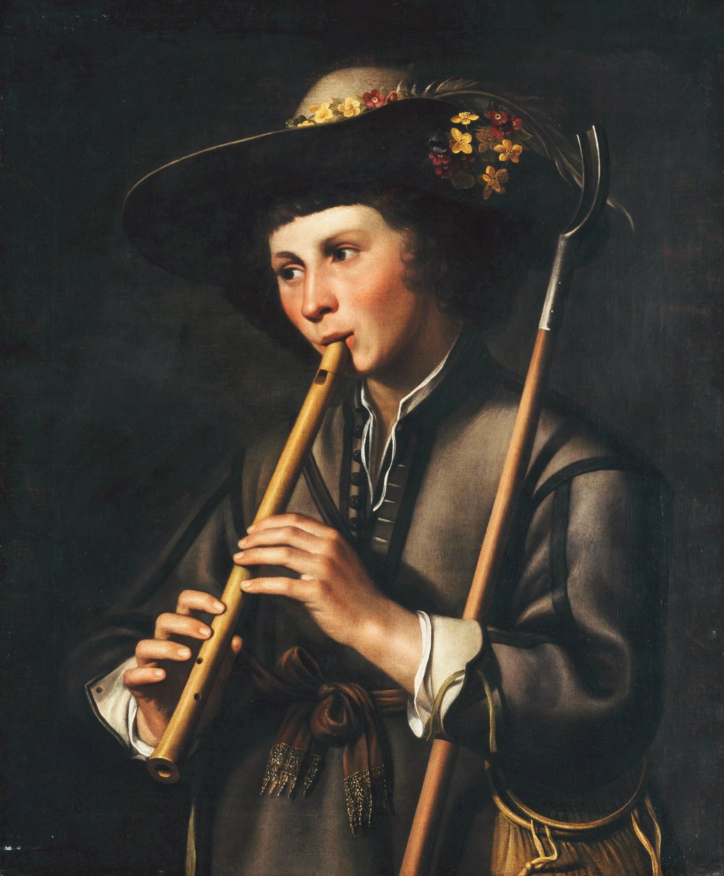 Boruları Oynayan Bir Çoban by Johan Baeck
