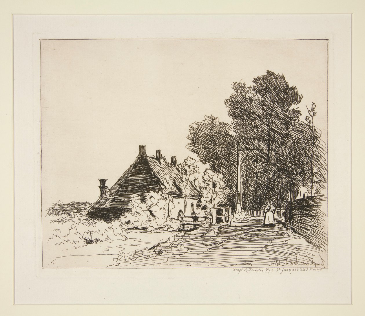 La Nourrice (Hemşire) by Johan Barthold Jongkind