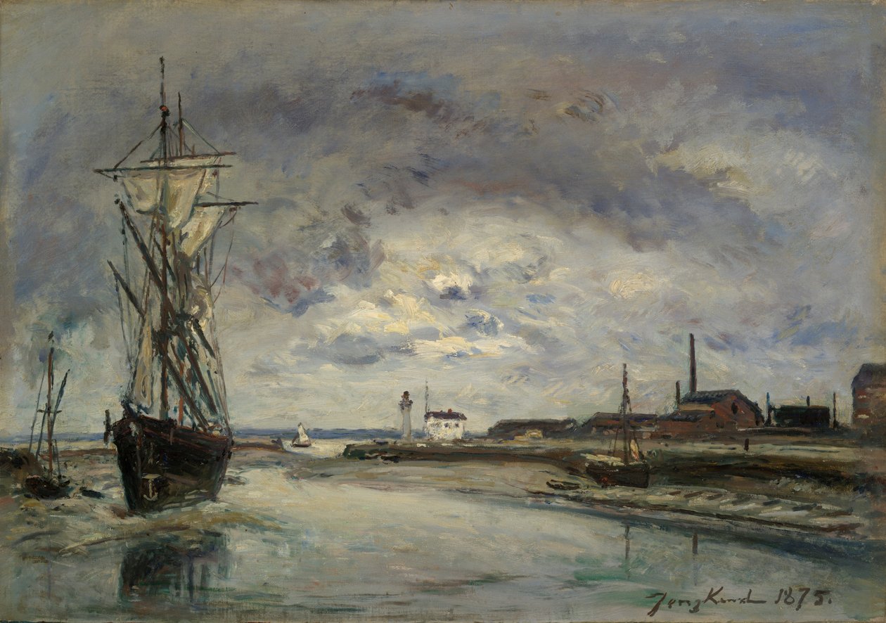 Honfleur Limanı by Johan Barthold Jongkind