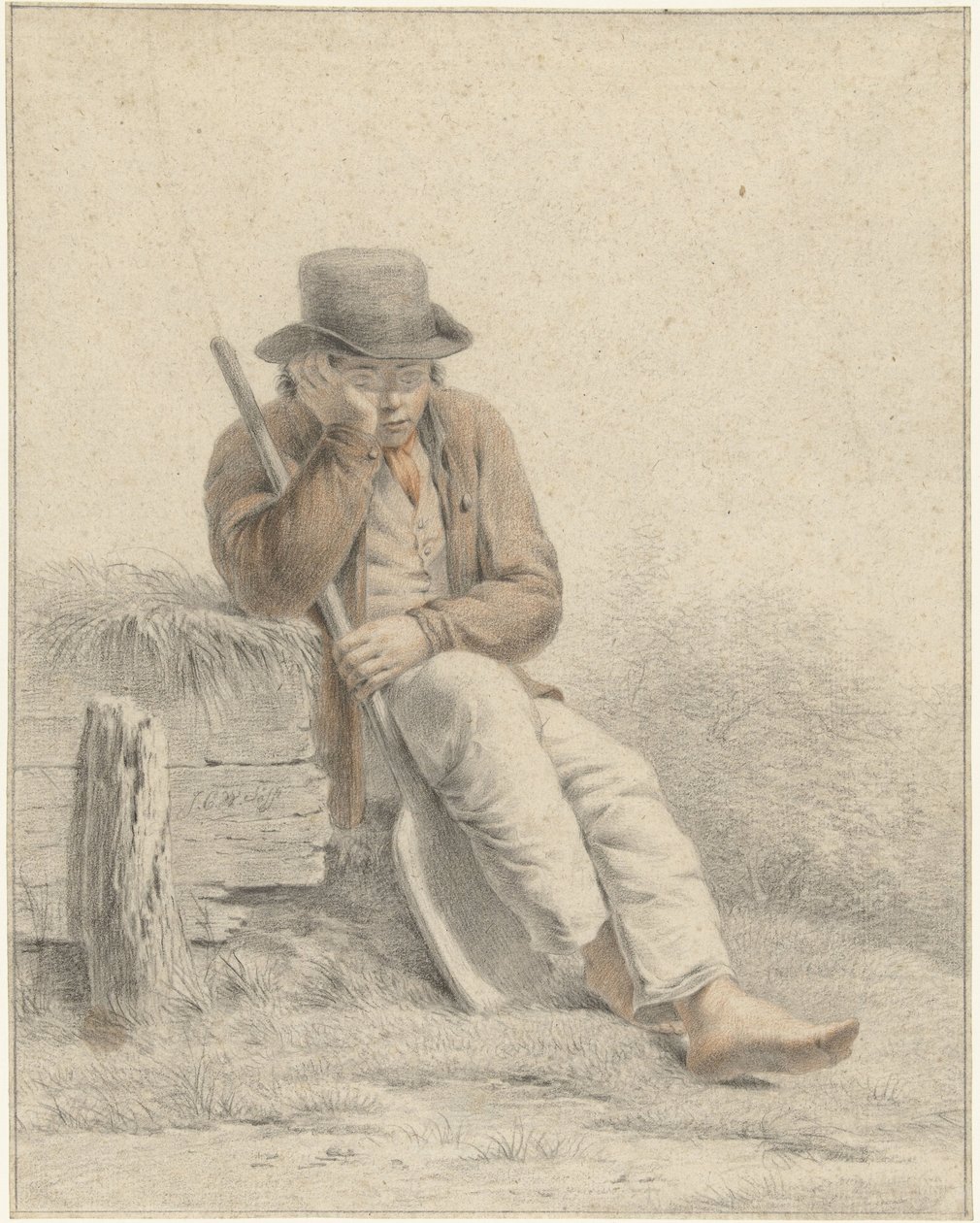 dinlenme işçisi by Johan Christiaan Willem Safft
