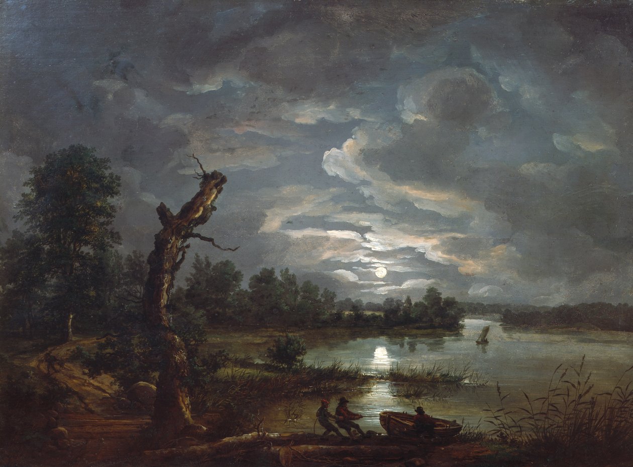 Esrum denizi, c.1814 by Johan Christian Dahl