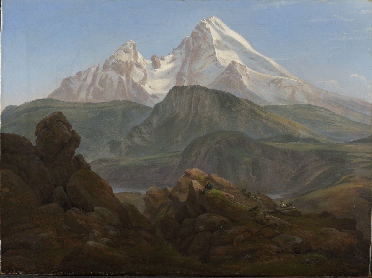 Watzmann by Johan Christian Dahl