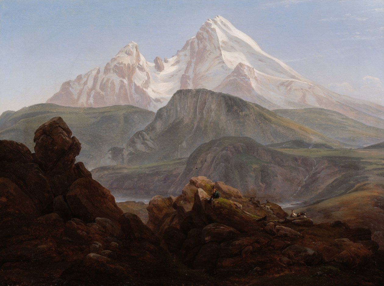 Watzmann by Johan Christian Dahl