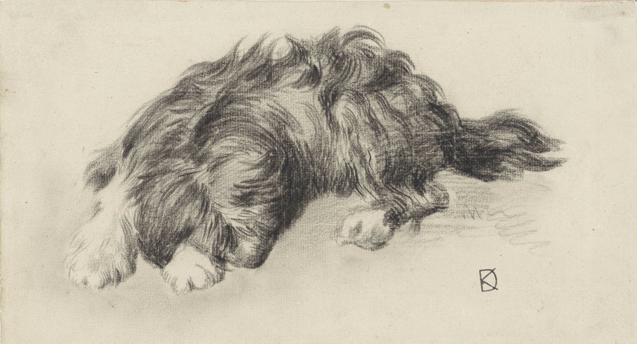 Uyuyan köpek by Johan Daniël Koelman