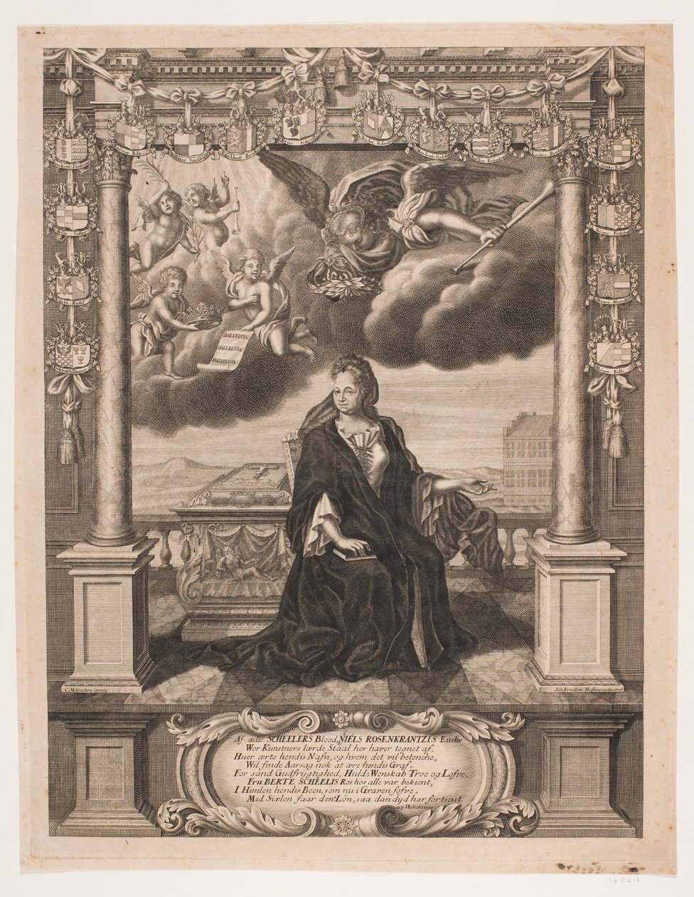 Birgitte Rosenkrantz, b Skeel by Johan Friedlein