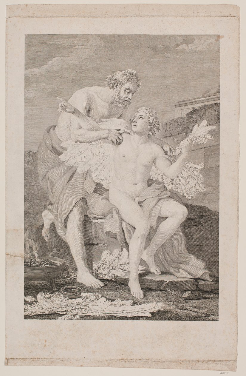Daedalus ve İkarus by Johan Georg Preisler