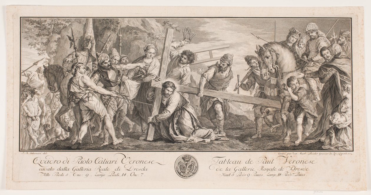 Calvary'ye giden koridor by Johan Martin Preisler