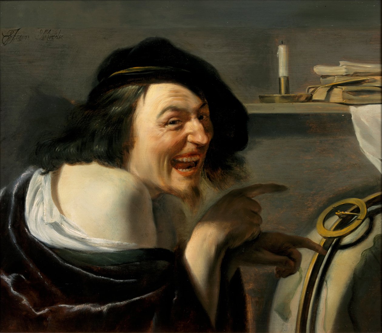 Demokritos, 1630 by Johan Moreelse